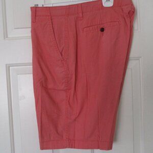 Plugg Flex Mens Flat Front Salmon Pink Stretch Cotton Golf Short Pant- Size 40W*